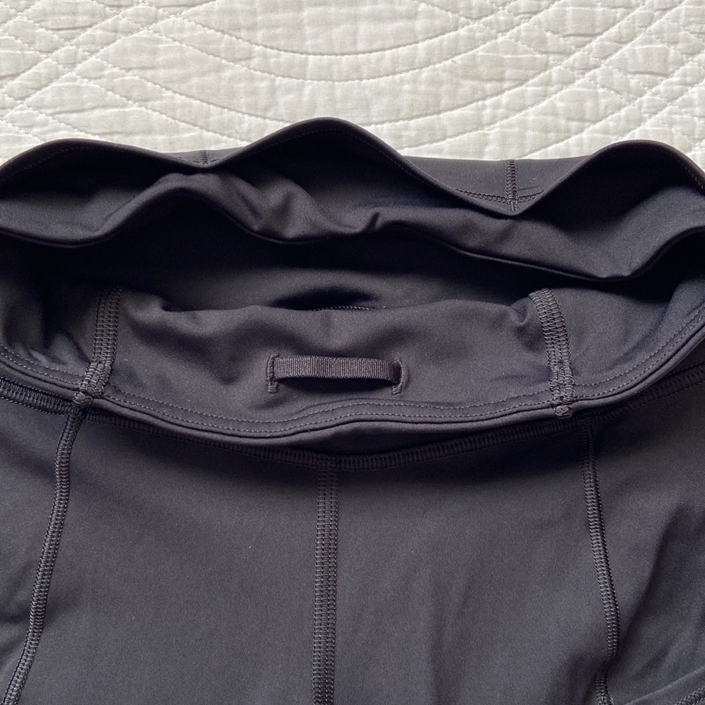 Lululemon Fast & Free Leggings Crop II Reflective 19” Black 2 - Picture 7 of 17